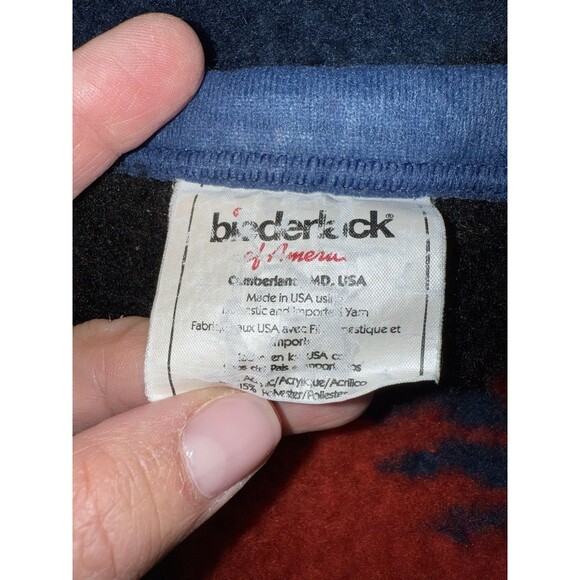 Biederlack Vintage Southwest Aztec Blanket Throw 54x76 Soft Acrylic Made in USA - Picture 7 of 9